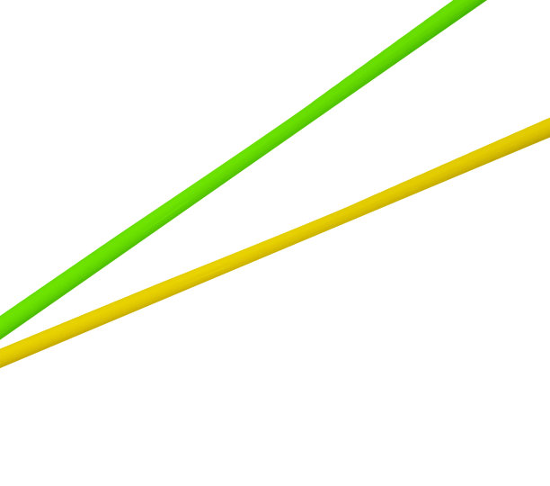 少数色彩鲜艳的吸管孤立图片下载