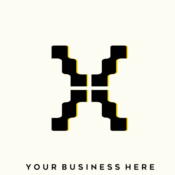 字母X的首字母。字体图标。设计元素字体。图片下载