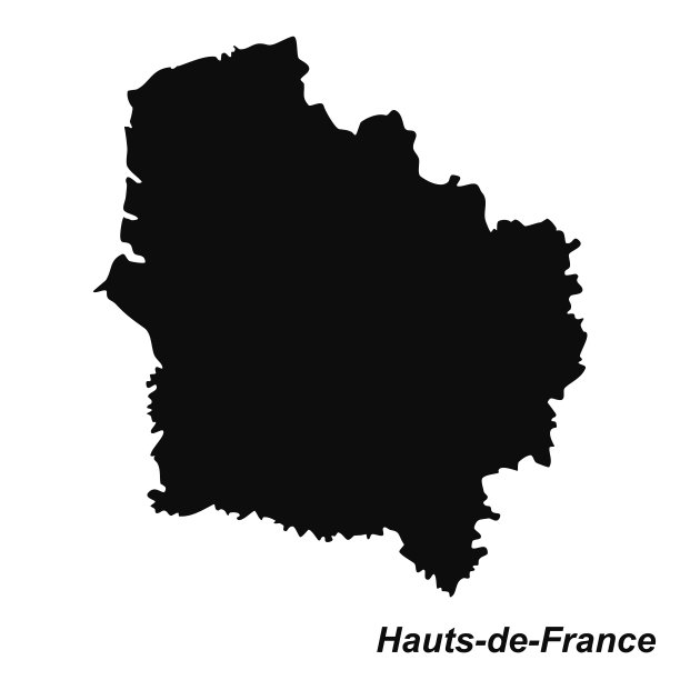 上法兰西矢量剪影图图片下载