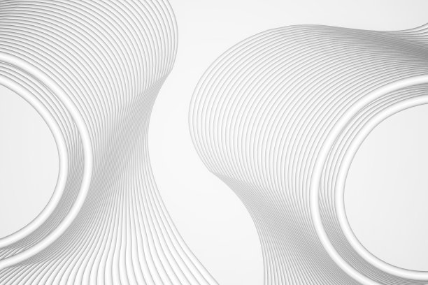 3D渲染灰白色优美线条纹理背景纹理图片下载