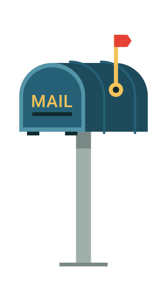的邮箱。邮政信箱。矢量图图片下载