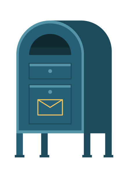的邮箱。邮政信箱。矢量图图片下载