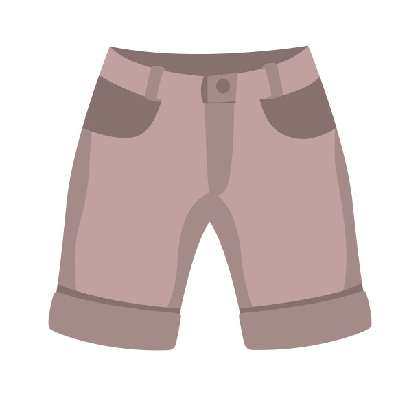 短裤衣服图标。矢量图图片下载