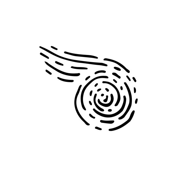 银河螺旋线艺术。太阳系。行星和卫星绕太阳的运动。空间。天体。天文学。手绘矢量涂鸦插图。简单的轮廓元素。图片下载