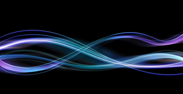 抽象的插图背景与美丽的柔和的光线线图片下载