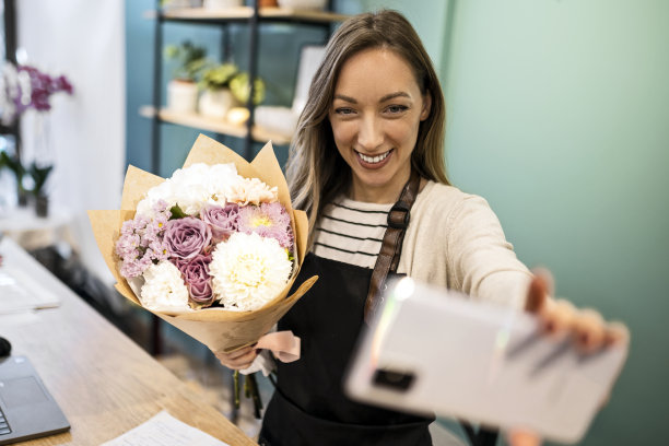 在花店自拍图片下载