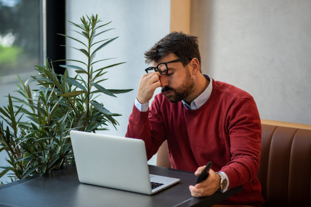商人工作压力大图片下载