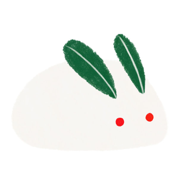 雪雕像一只兔子图片下载