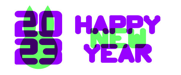 2023年兔年标志，矢量插图图片下载