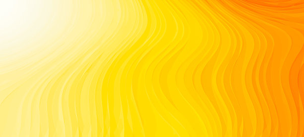 抽象的橙色曲线背景图片下载