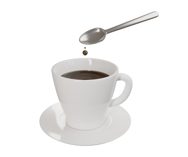 3d渲染黑咖啡图片下载