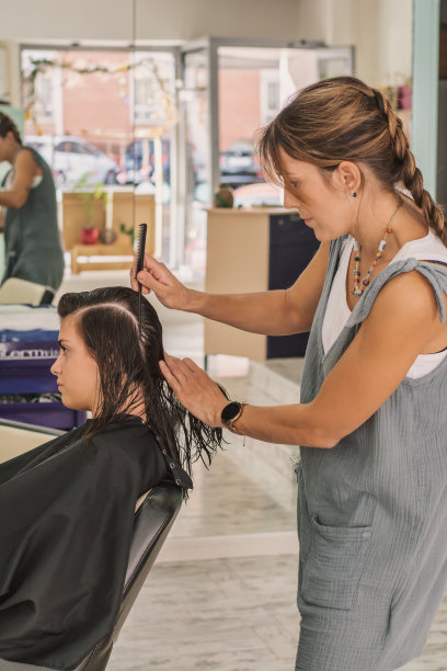 美容院。理发师图片下载