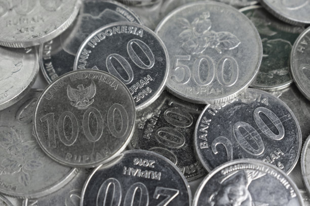 印尼硬币特写图片下载