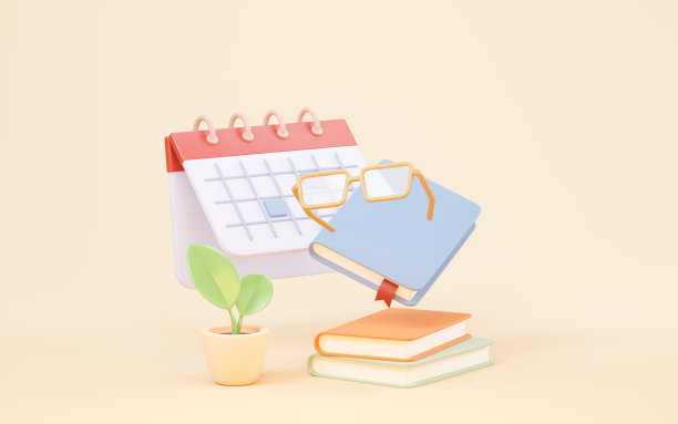 卡通风格的书，3d渲染。图片下载