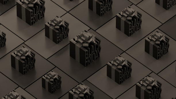 黑色星期五礼品盒背景图片下载