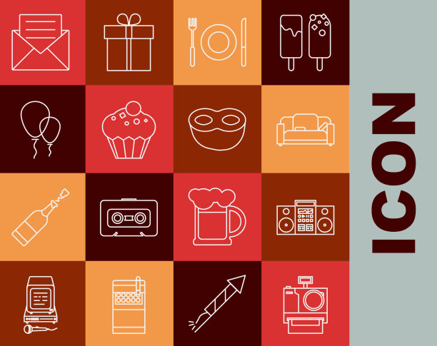 设置线照片相机家庭立体声与两个图片下载