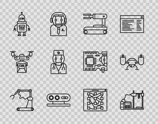 套线工业机器机械臂机械手图片下载