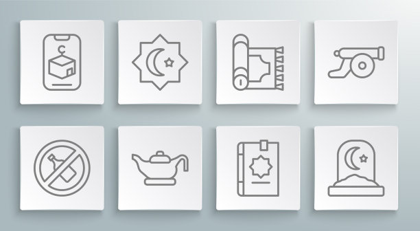 设行无酒精八角星油灯图片下载