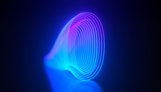 霓虹数字0 0发光的元宇宙现代时尚风格图片下载