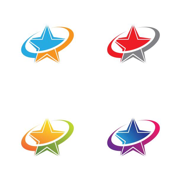 星形标志矢量图标集图片下载