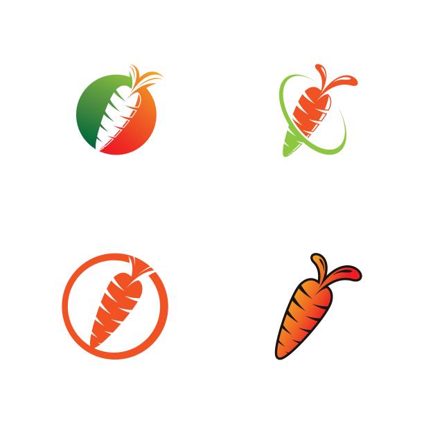 胡萝卜标志模板矢量图标集图片下载