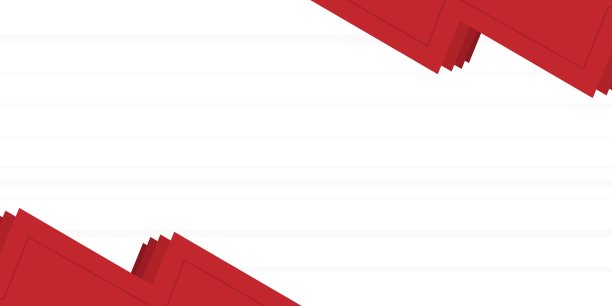 抽象的红色背景与几何形状。copyspace区域图片下载