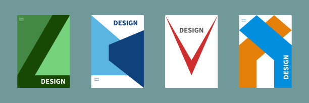 套封面，2d海报，几何垂直背景图片下载