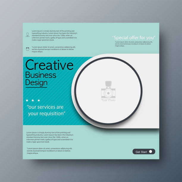 社交媒体帖子背景创意商业横幅模板设计图片下载