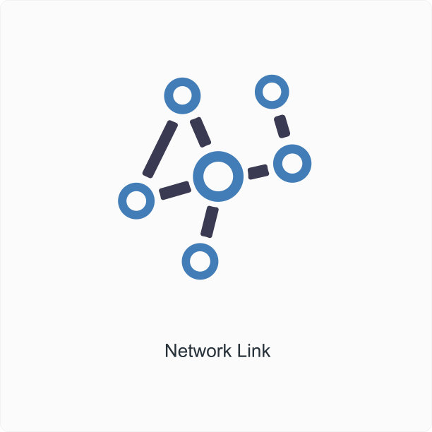 网络链接和连接图标概念图片下载