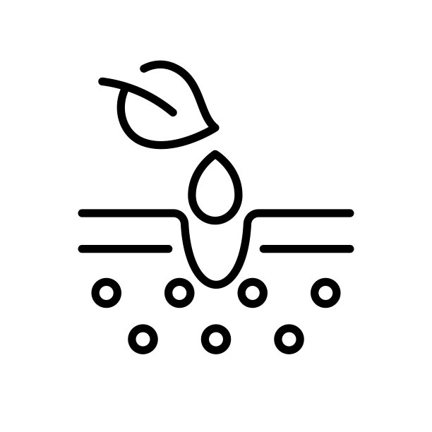 护肤线图标。叶，草本，环保，水滴，水平衡，保湿，清洁，皮肤科，胶原蛋白，叶绿素，毛孔，痤疮，皮脂，治疗，美容，韩式。美容的概念图片下载