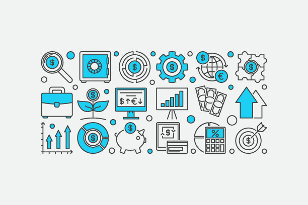 矢量投资旗帜图片下载