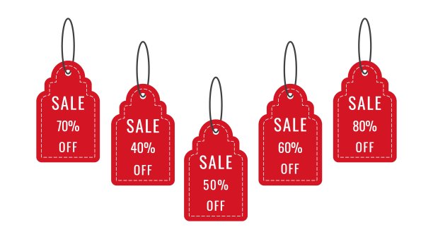 一套销售装饰标签和标签图片下载