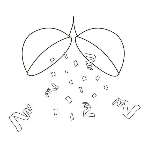 从圆胶囊中掉落的五彩纸屑。横幅设计元素。海报，传单，邀请，明信片，社交网络。图片下载