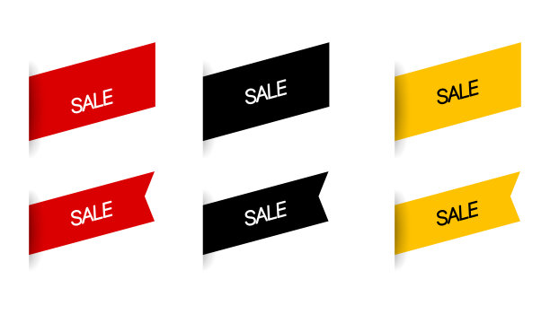 销售图标设置。大型销售。经营理念。矢量EPS 10。孤立在白色背景中图片下载