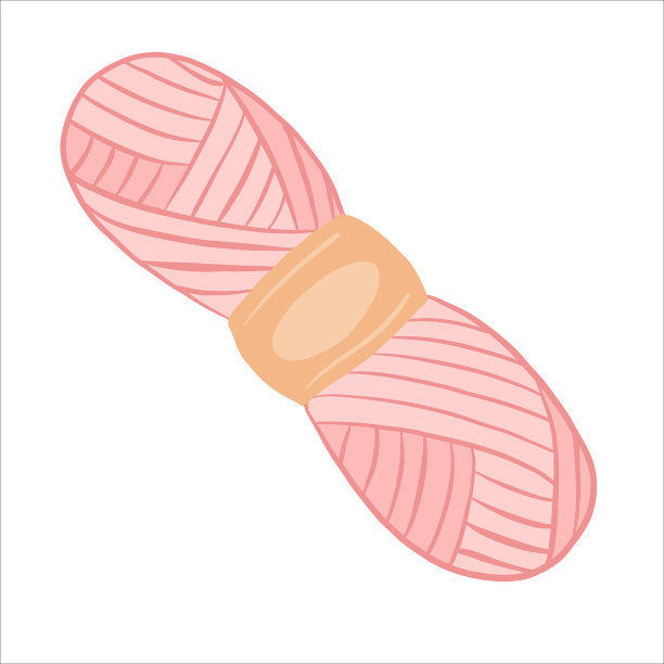 矢量插图彩色的涂鸦风格。针织用纱线图片下载