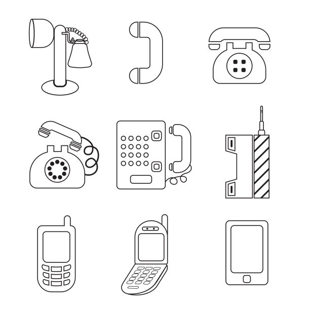 手机轮廓图标图片下载