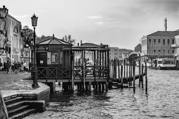 威尼斯运河景观是爱情的田园之地图片下载