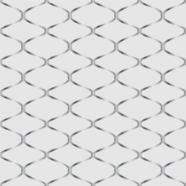 篮球框环网无缝花纹。用吊袜带连接网格网。抽象矢量插图。金属链质感图片下载