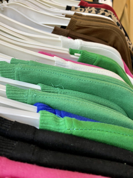 这家商店出售五颜六色的连衣裙和内衣图片下载