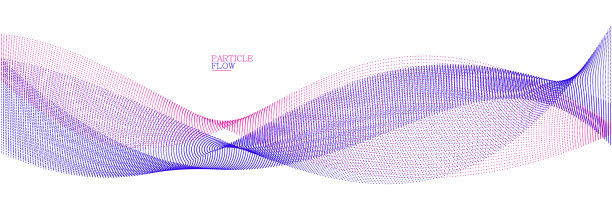 平滑的抽象背景与阵列流动图片下载