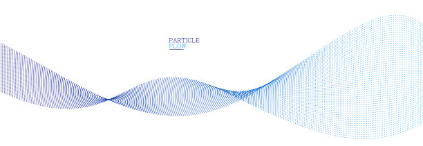 蓝色通风颗粒流动设计抽象图片下载