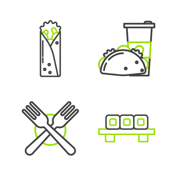 把线寿司放在砧板上图片下载