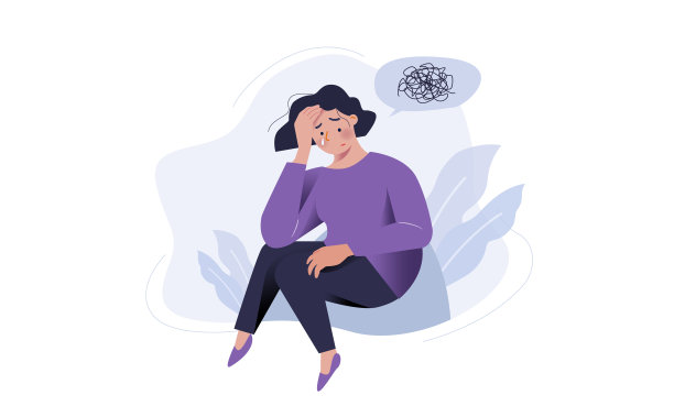 女子因抑郁而哭泣图片下载