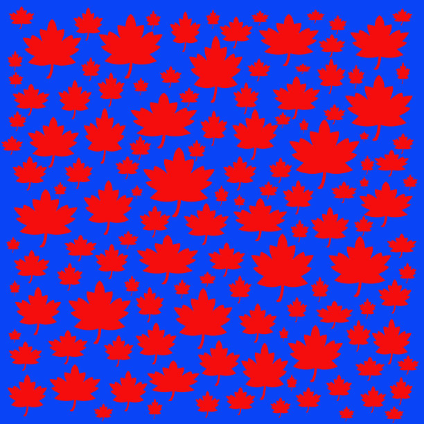 无缝枫叶包装纸设计图片下载