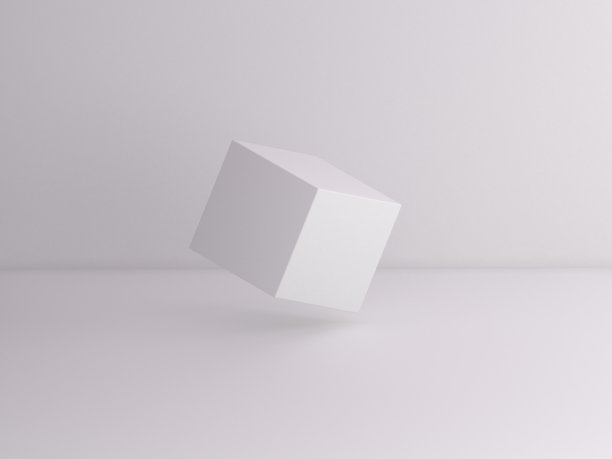 带领奖台的抽象构图3D渲染图片下载