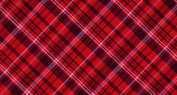 圣诞红色纺织格纹。多变的背景。图片下载