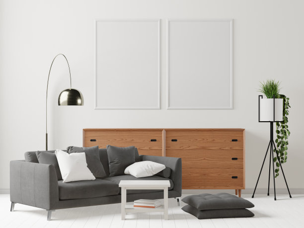 客厅的海报框图片下载