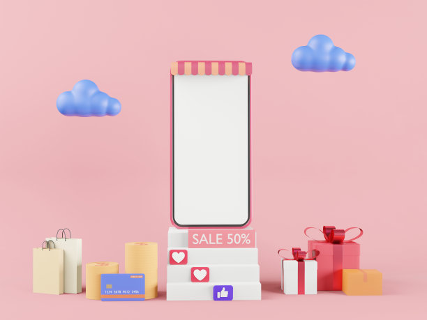 带有装饰的智能手机图片下载