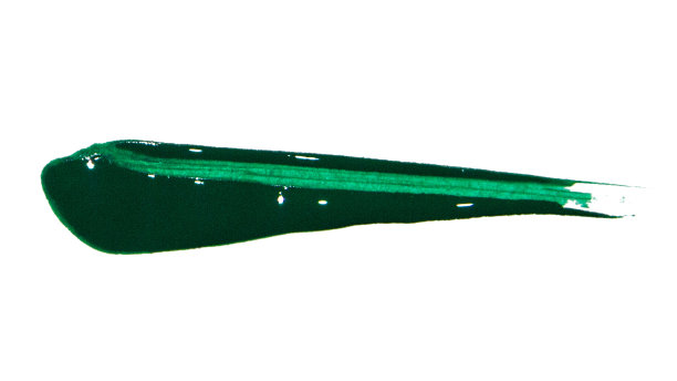 在白色背景上画绿色笔触。图片下载