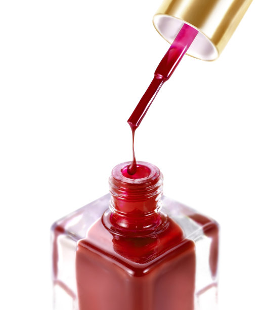 红色指甲油滴图片下载